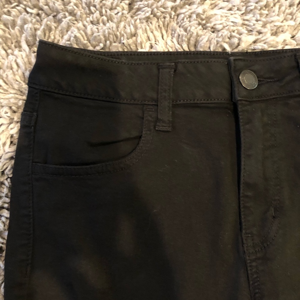 American Eagle Black High Rise Jegging